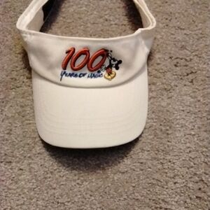 Disney White and Red 100 Years Visor